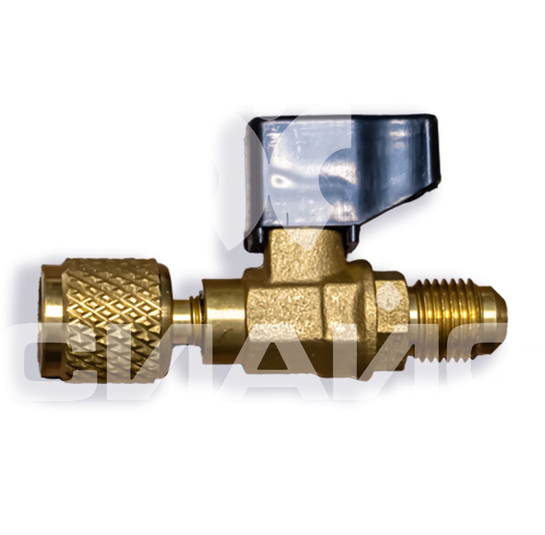 Вентиль сервисный Value CV04 прямой M5/16 SAE x F5/16 SAE R410a
